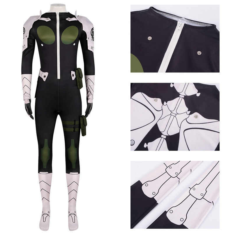 Kaiju No. 8 Kafka Hibino Jumpsuit Cosplay Costumes
