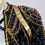 Kpop Demon Hunters Rumi Golden Black Dance Outfit Cosplay Costumes