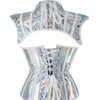 Gothic Rock Steampunk Cape and Corset Halloween Cosplay Costumes