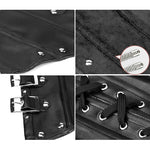 European Palace Gothic Style Outer Wear PU Leather Belly Shaping Garment Corset Cosplay Costumes