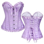 European Style Palace Sexy Bone Straps With Lace Corset Halloween Cosplay Costumes