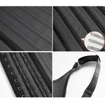Steel-boned Waist Vest With Spaghetti Straps and Glossy Rubber Corset Cosplay Costumes