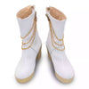 KPop Demon Hunters Mira White Cosplay Shoes