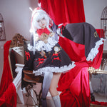 Punishing: Gray Raven Red Hoodie No.21 XXI Cosplay