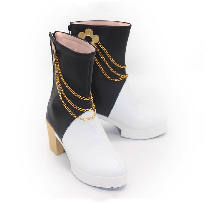 KPop Demon Hunters Mira Black Cosplay Shoes