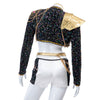 Kpop Demon Hunters Rumi Golden Black Dance Outfit Cosplay Costumes