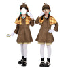 Princess Peach Showtime Detective Peach Kids Cosplay Costumes