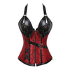 European Style Palace Punk belt Style Tight Halter Neck Corset Halloween Cosplay Costumes