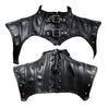 Punk Neck Motorcycle Belt Buckle Retro Body Shaper Cape Halloween Cosplay Costumes