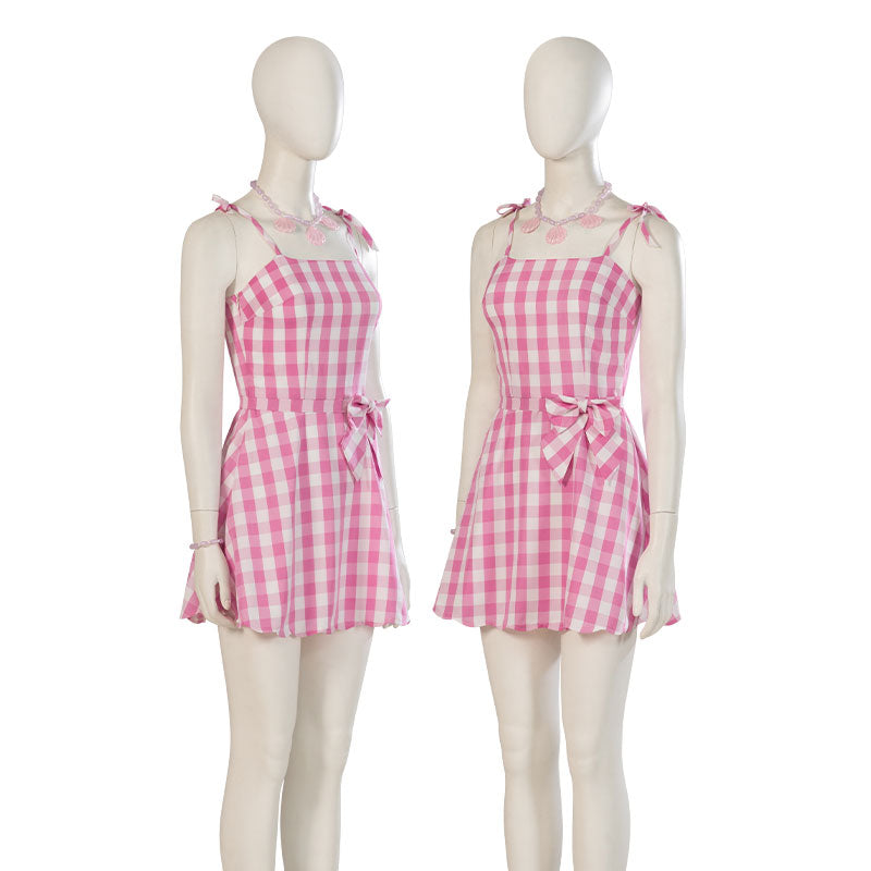 Barbie Movie 2023 Barbie Pink Dress Cosplay Costumes