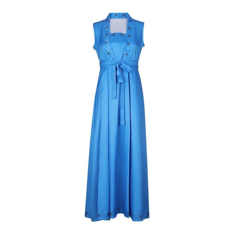 Kpop Demon Hunters The Origin Story Blue Dress Cosplay Costume