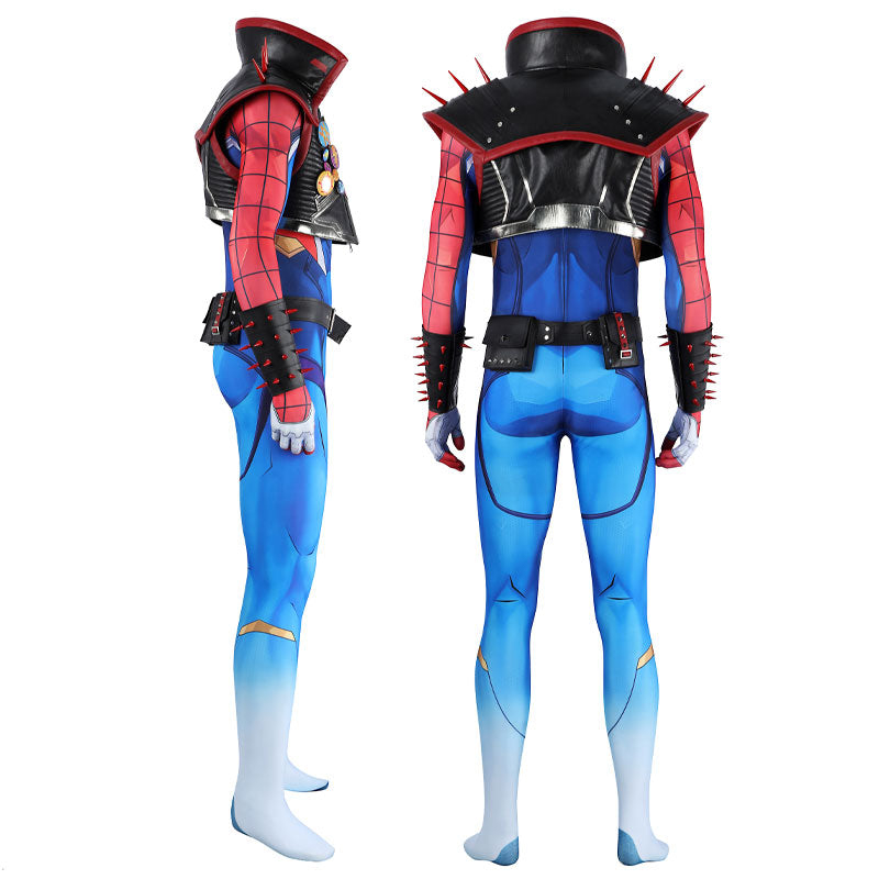 Marvel Rivals Spider Punk 2099 Spider-Man Cosplay Costumes