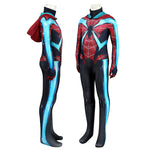 Marvel's Spider Man 2 Miles Morales EVOLVED SUIT Kids Jumpsuit Cosplay Costume