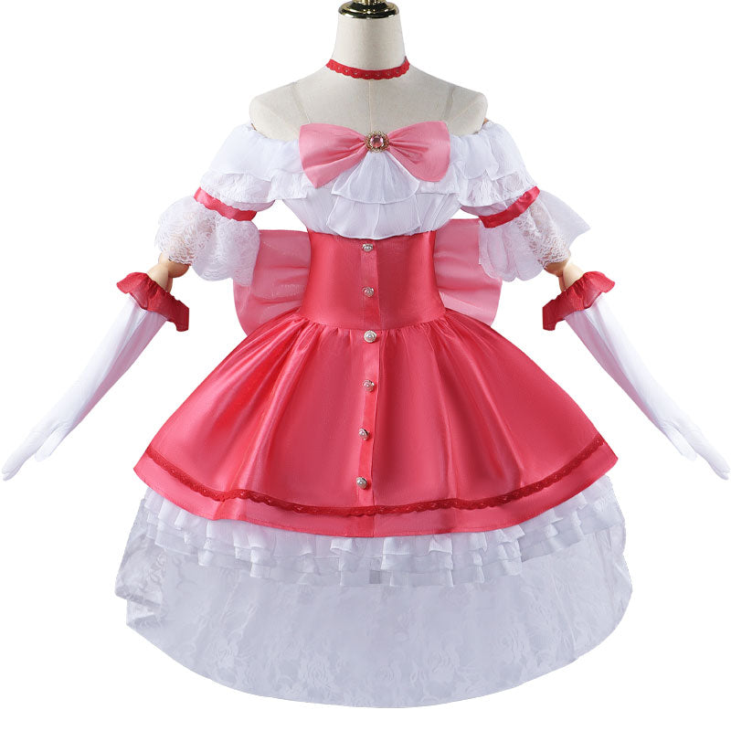 Puella Magi Madoka Magica Madoka Kaname Pink Dress Cosplay Costumes Puella Magi Madoka Magica Madoka Kaname Pink Dress Cosplay Costumes