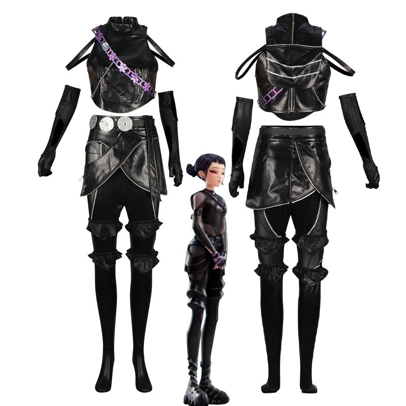 Kpop Demon Hunters Mira Rumi Zoey Combat Suit Cosplay Costume