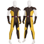 Deadpool 3 Wolverine Brown And Yellow Suit Cosplay Costumes