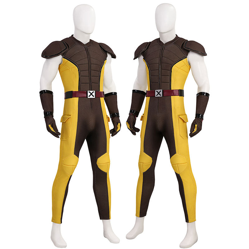 Deadpool 3 Wolverine Brown And Yellow Suit Cosplay Costumes
