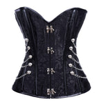 Classic Retro Metal Chain Buckle Adjustable Palace Corset Halloween Cosplay Costumes