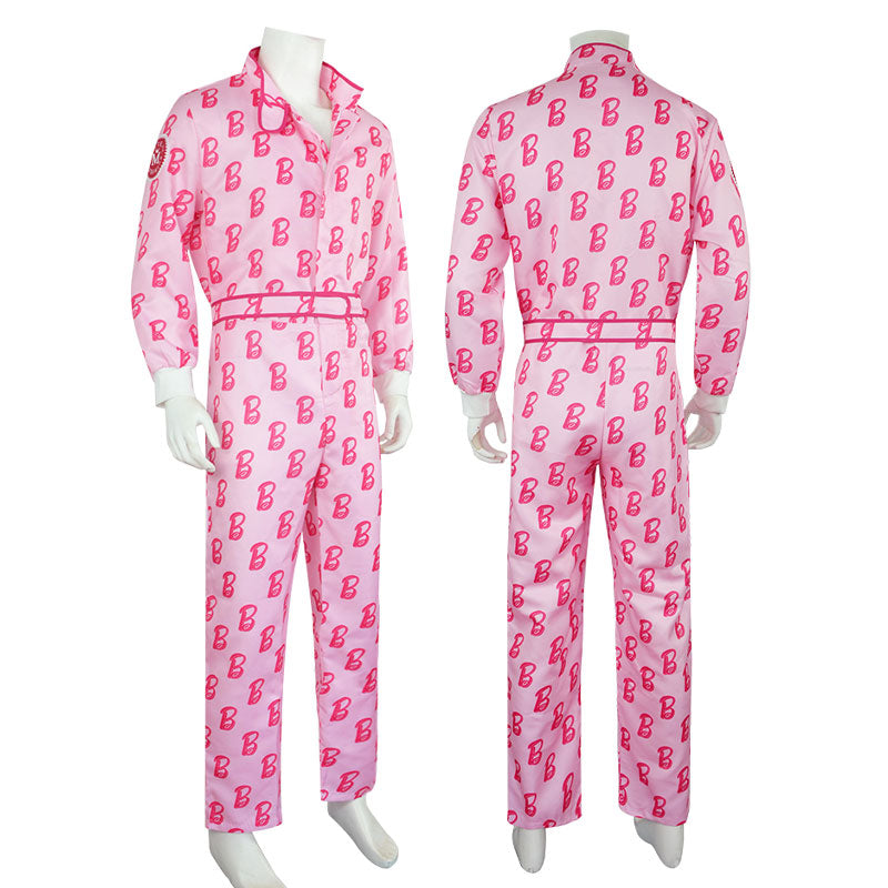 Barbie Movie 2023 Ken Pink Onesies Cosplay Costumes