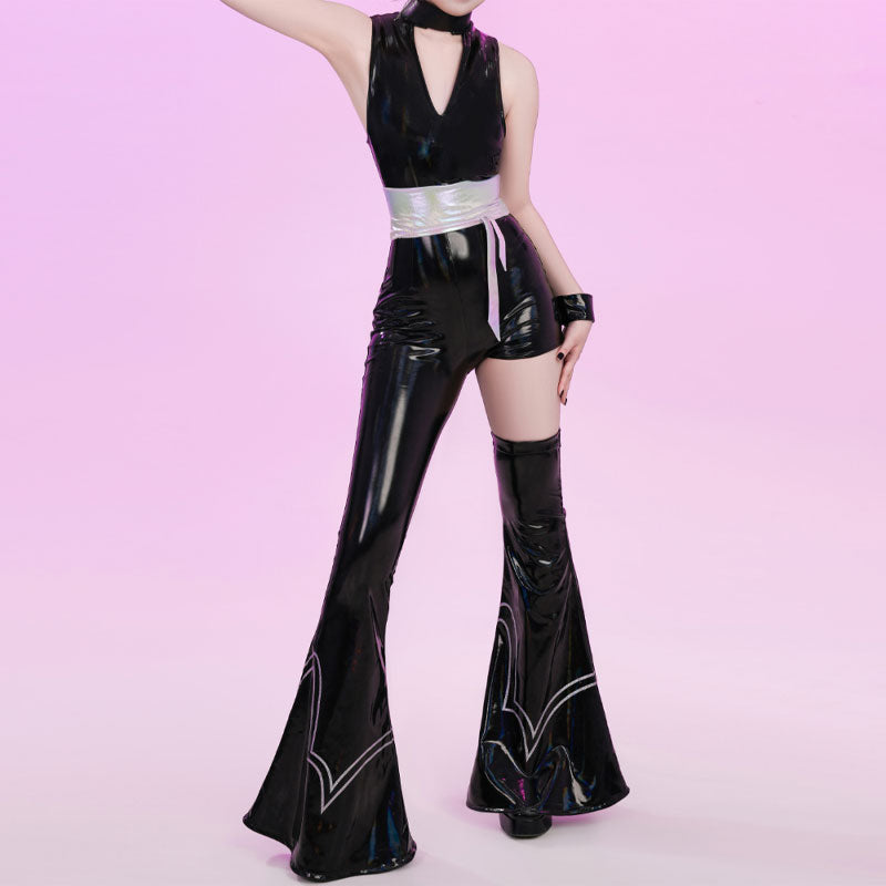 New Panty & Stocking with Garterbelt Polyurethane Black Cosplay Costumes