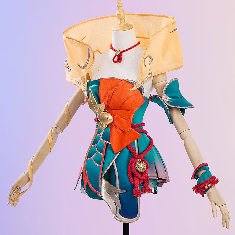 LOL After Hours Spirit Blossom Springs Ahri Cosplay Costume