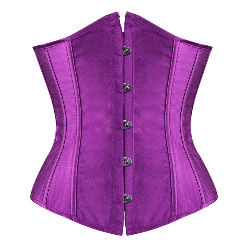 European Style Palace Sexy Abdomen Satin Waist Clip Waist Corset Halloween Cosplay Costumes