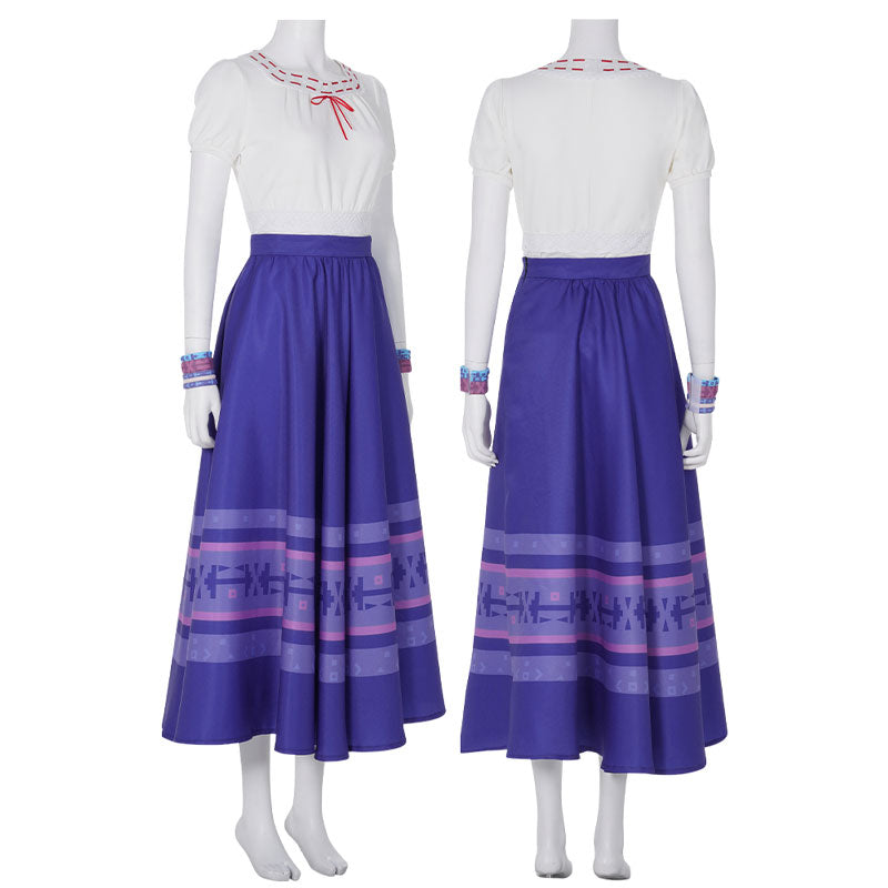 Encanto Luisa Madrigal Dress Cosplay Costumes