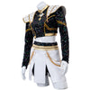 Kpop Demon Hunters Zoey Golden Black Dance Outfit Cosplay Costumes