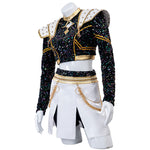 Kpop Demon Hunters Zoey Golden Black Dance Outfit Cosplay Costumes