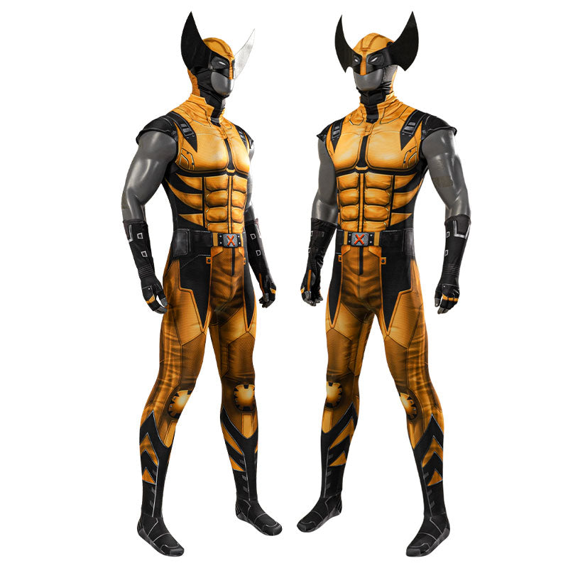MARVEL Future Revolution Wolverine Jumpsuit Cosplay Costumes
