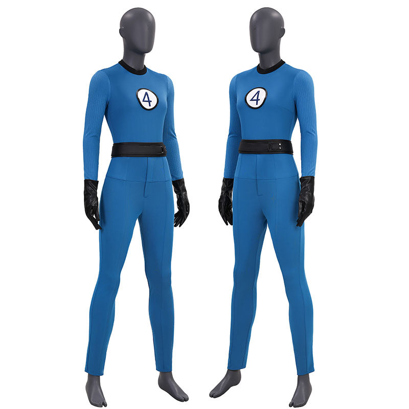 The Fantastic Four: First Steps Invisible Woman Classic Battle Suit Cosplay Costumes