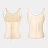 Steel-boned Waist Vest With Spaghetti Straps and Glossy Rubber Corset Cosplay Costumes