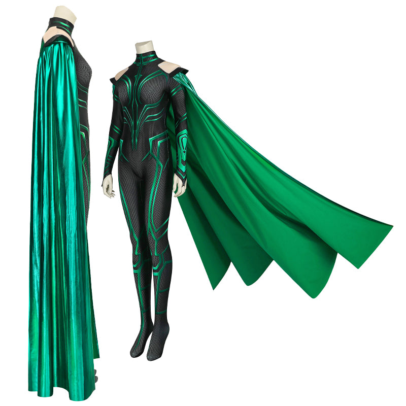 Thor 3 Ragnarok Trailer Hela Jumpsuit Cosplay Costumes