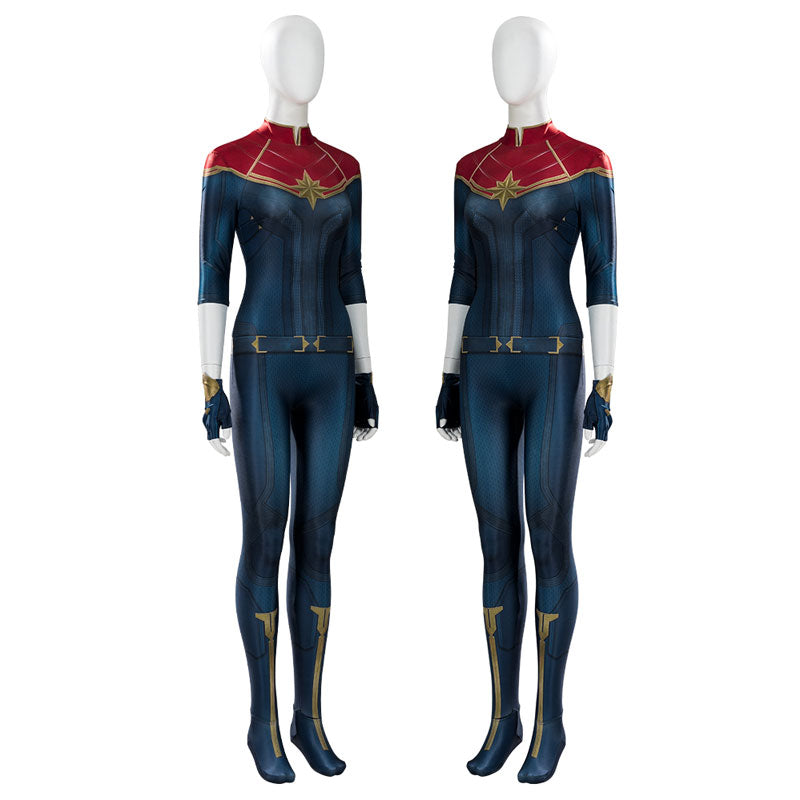 The Marvels 2 Carol Danvers Jumpsuit Cosplay Costumes
