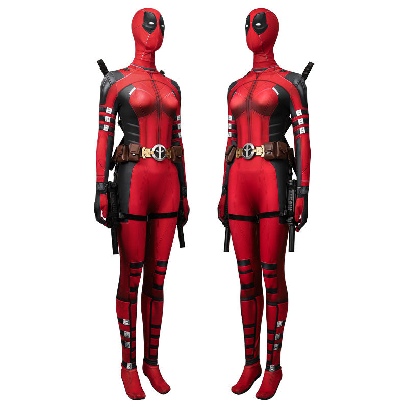 Movie Deadpool 3 Lady Deadpool Jumpsuits Cosplay Costumes