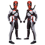 Deadpool Wade Wilson White Jumpsuit Cosplay Costumes