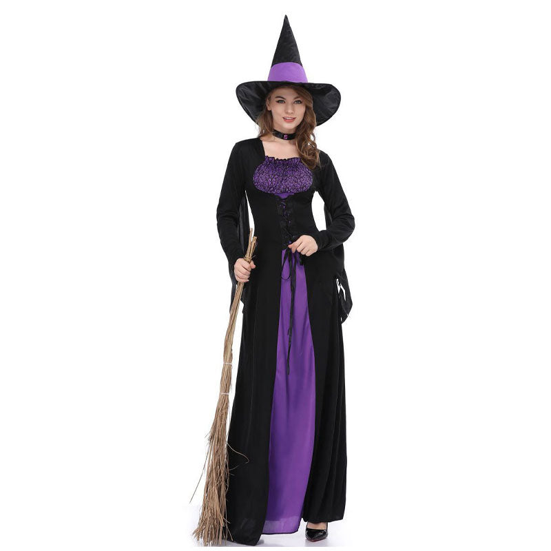 Gothic Vampire Witch Dress Halloween Cosplay Costumes