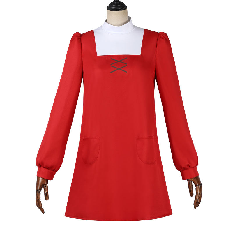 SPY×FAMILY Code White Anya Forger Red Cosplay Costumes