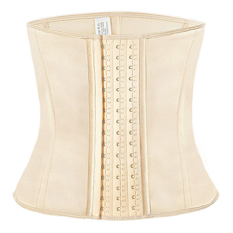 Sports Abdominal Fitness Waist Belt Latex Corset Three-layer Rubber Corset Cosplay Costumes