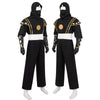 Mighty Morphin Power Rangers Black Ninja Ranger Cosplay Costumes