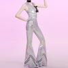 New Panty & Stocking with Garterbelt Polyester Silver Cosplay Costumes