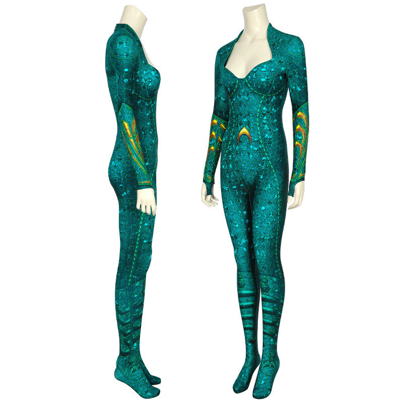 Aquaman 2 Mera Jumpsuit Cosplay Costumes