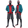 Spider-Man: Into the Spider-Verse Miles Morales Jumpsuit With Coat Fullset Cosplay Costumes