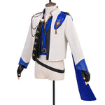 Final Fantasy XIV Seneschal Prince's Attire Dragon Rider Blue Cosplay Costumes