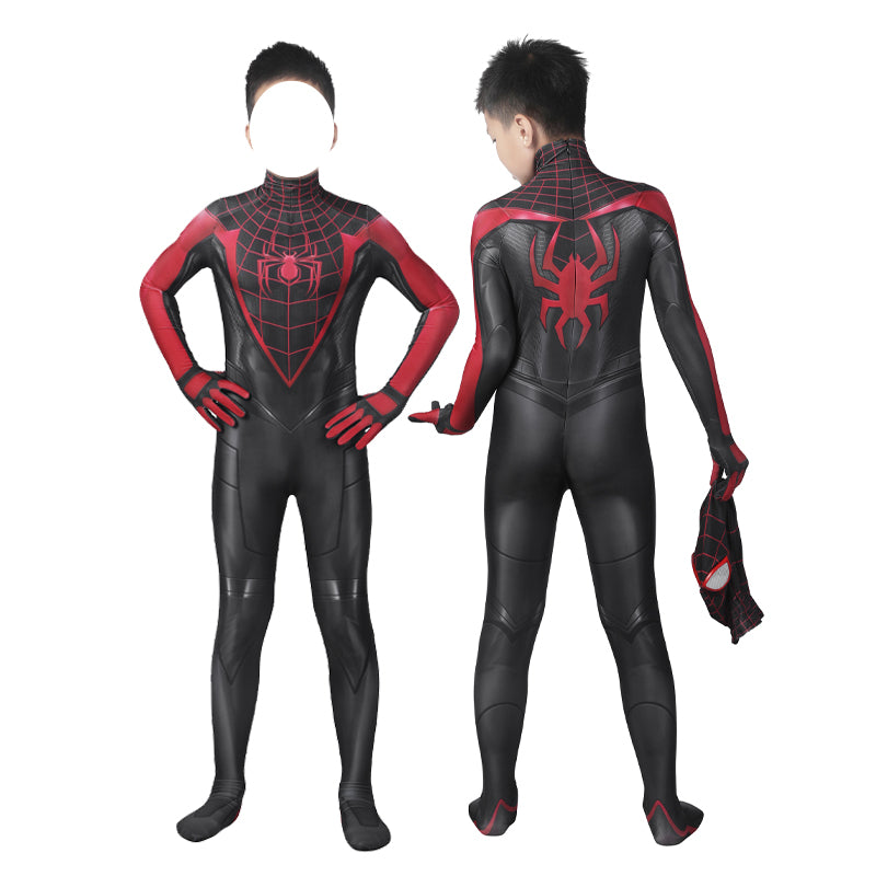 Kids PS5 Marvel's Spider Man 2 Miles Morales Suit Spiderman Costume