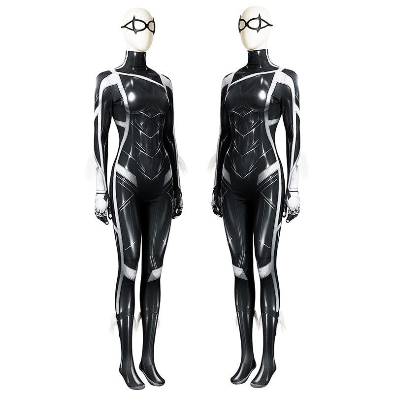 Marvel's Spider-Man 2 Felicia Hardy Black Cat Jumpsuit Cosplay Costumes