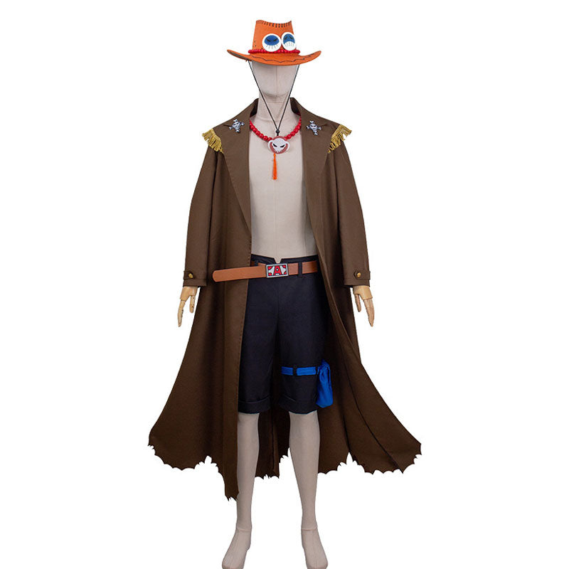 One Piece Movie Portgas D. Ace Live action Version Cosplay Costume