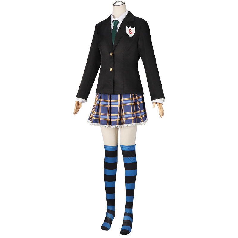 Panty And Stocking with Garterbelt Stocking School Uniform Cosplay Costume