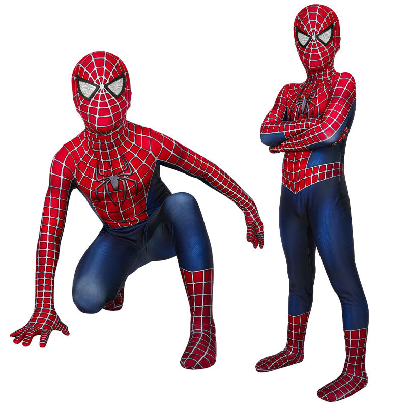 Spider Man 2 Peter Parker Kids Jumpsuits Cosplay Costume