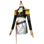 KPop Demon Hunters Mira Black Dance Outfit Cosplay Costume